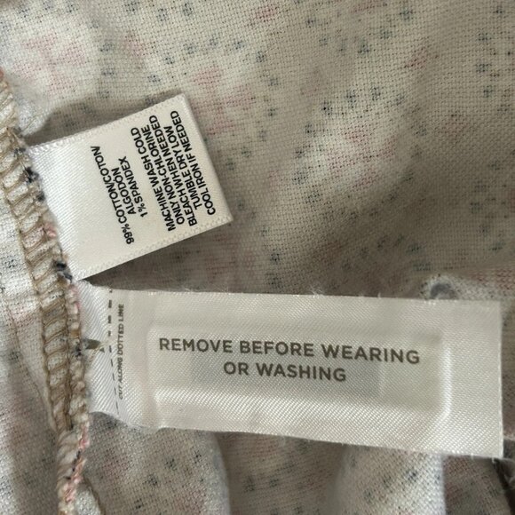 NWOT Loft The Riviera Marisa Cropped Trouser in Medallion Print size 8 - Picture 4 of 4